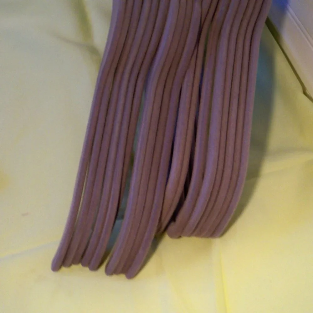Huggable Hangers, Joy Mangano, 18 Hangers, Gray Flock, 4 Pant/Skirt Clips.